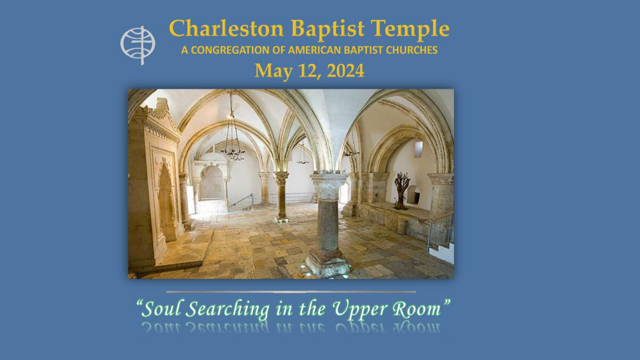 SOUL SEARCHING IN THE UPPER ROOM