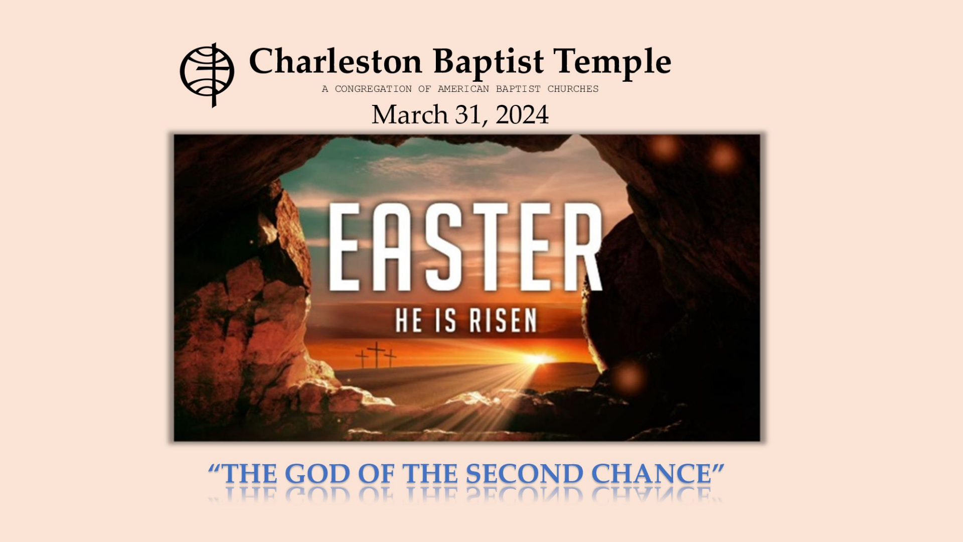 THE GOD OF THE SECOND CHANCE