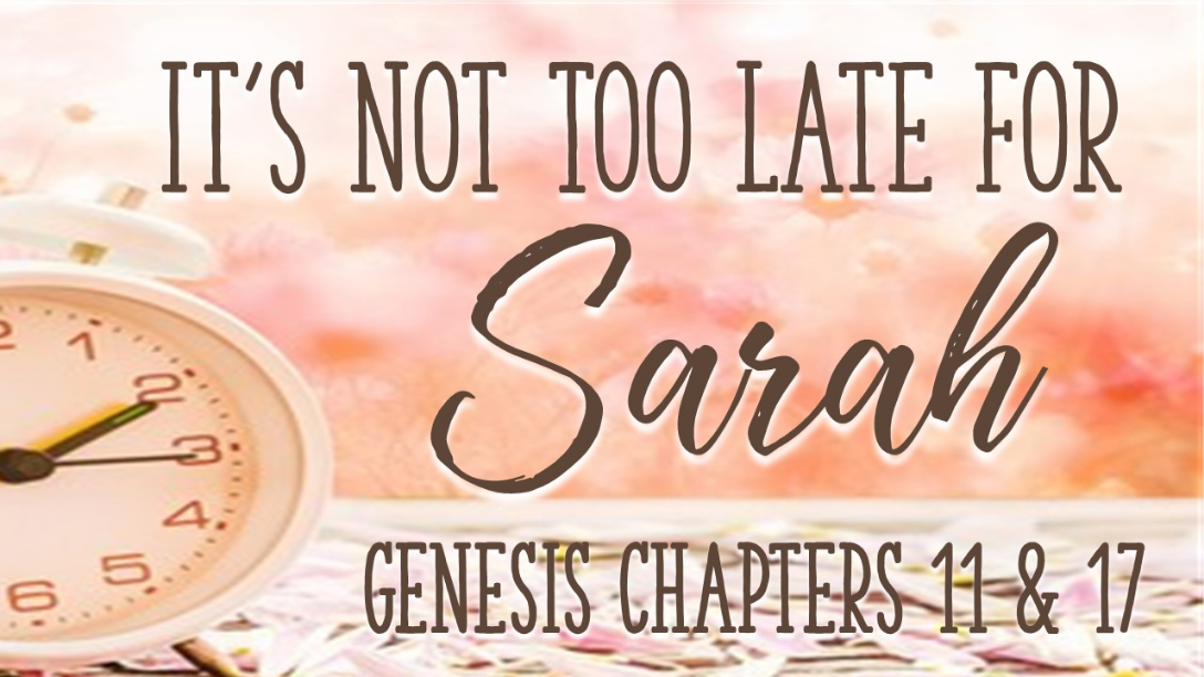 It's Never Too Late For Sarah episode artwork