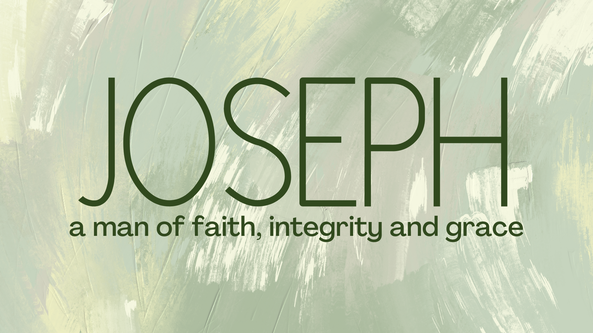 Joseph-a man of faith, integrity and grace  - Audio episode artwork