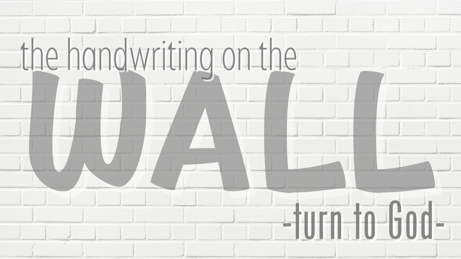The Writing On The Wall - Turn To God - Part 2 episode artwork