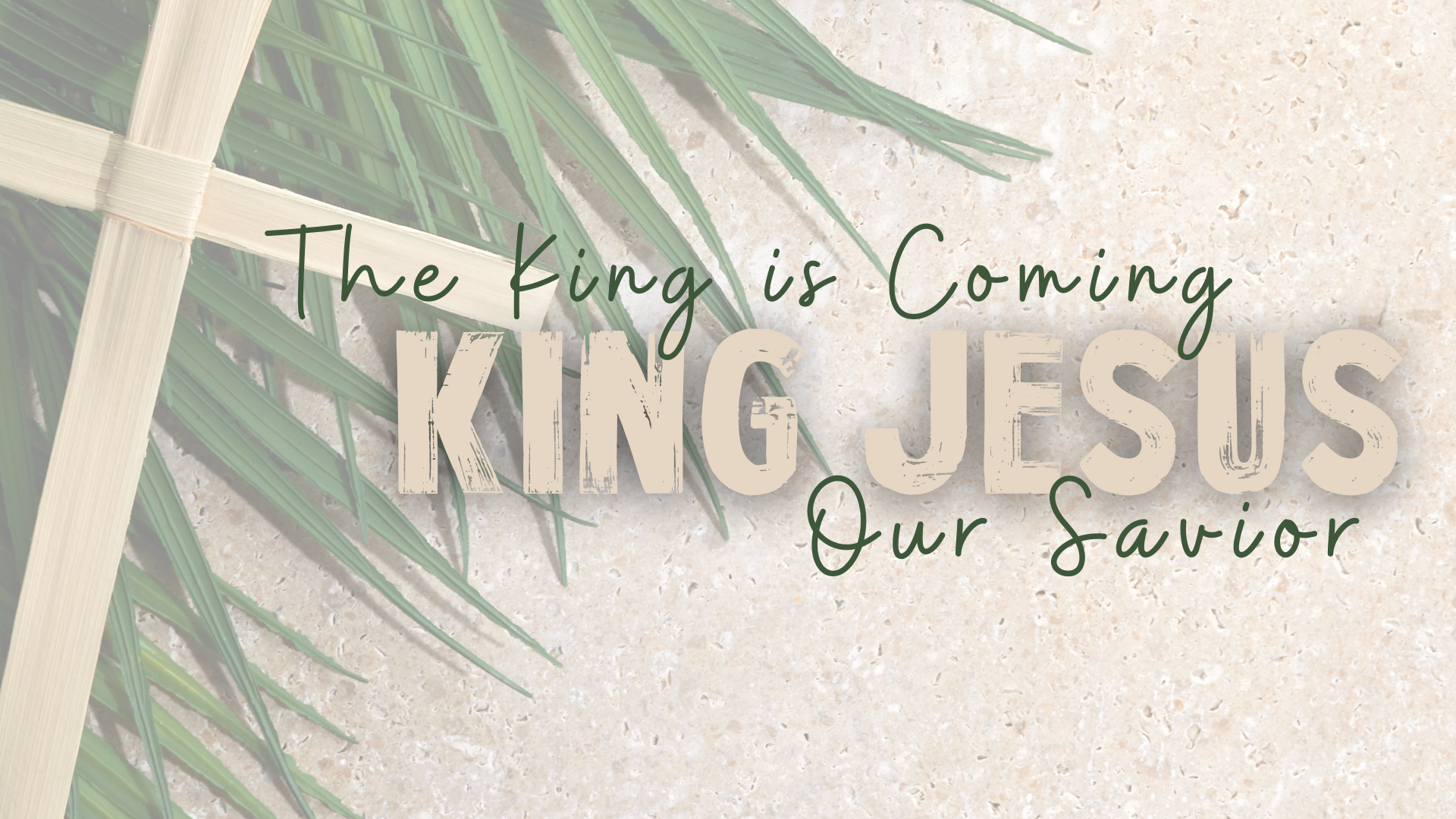 The King is Coming- King Jesus- Our Savior - 04/02/2023 - Video episode artwork