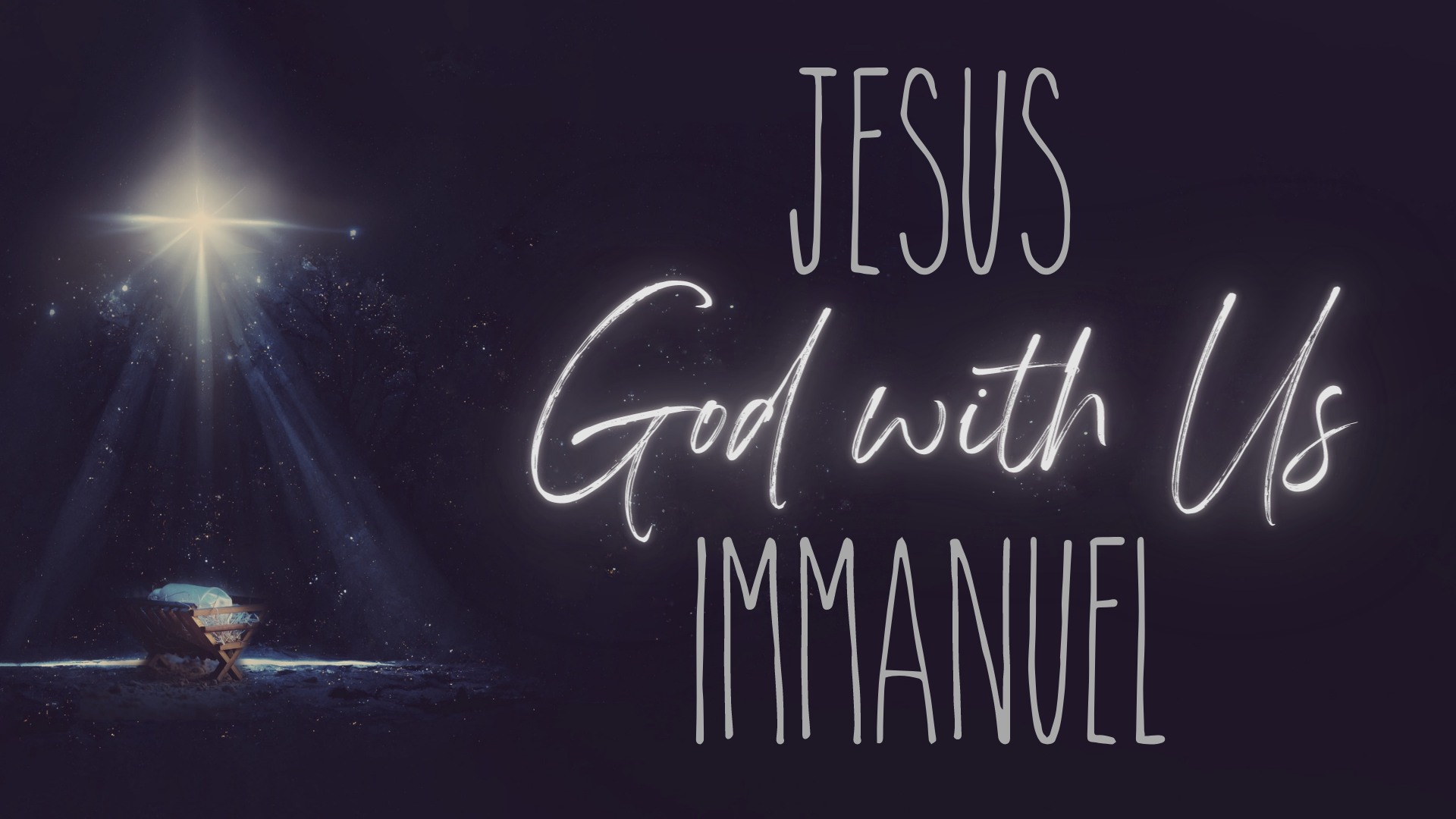 Jesus- God With Us- Immanuel - 12/11/2022 - Video episode artwork