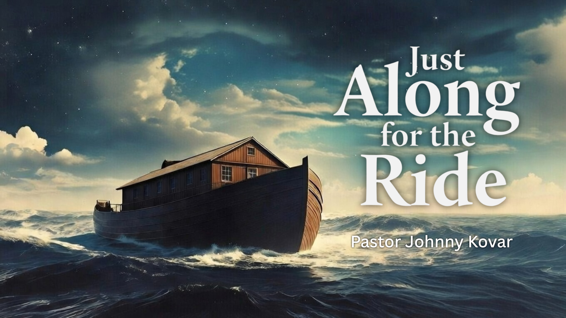 Just Along for the Ride by Pastor Johnny Kovar - Audio episode artwork