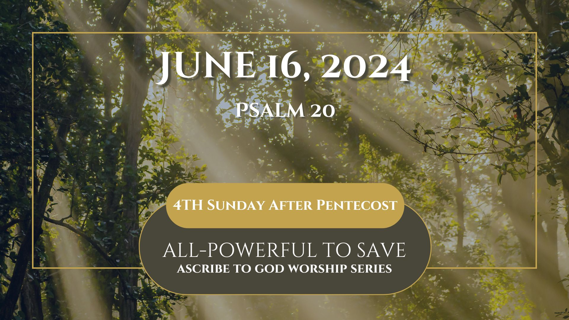 June 16, 2024 - Audio