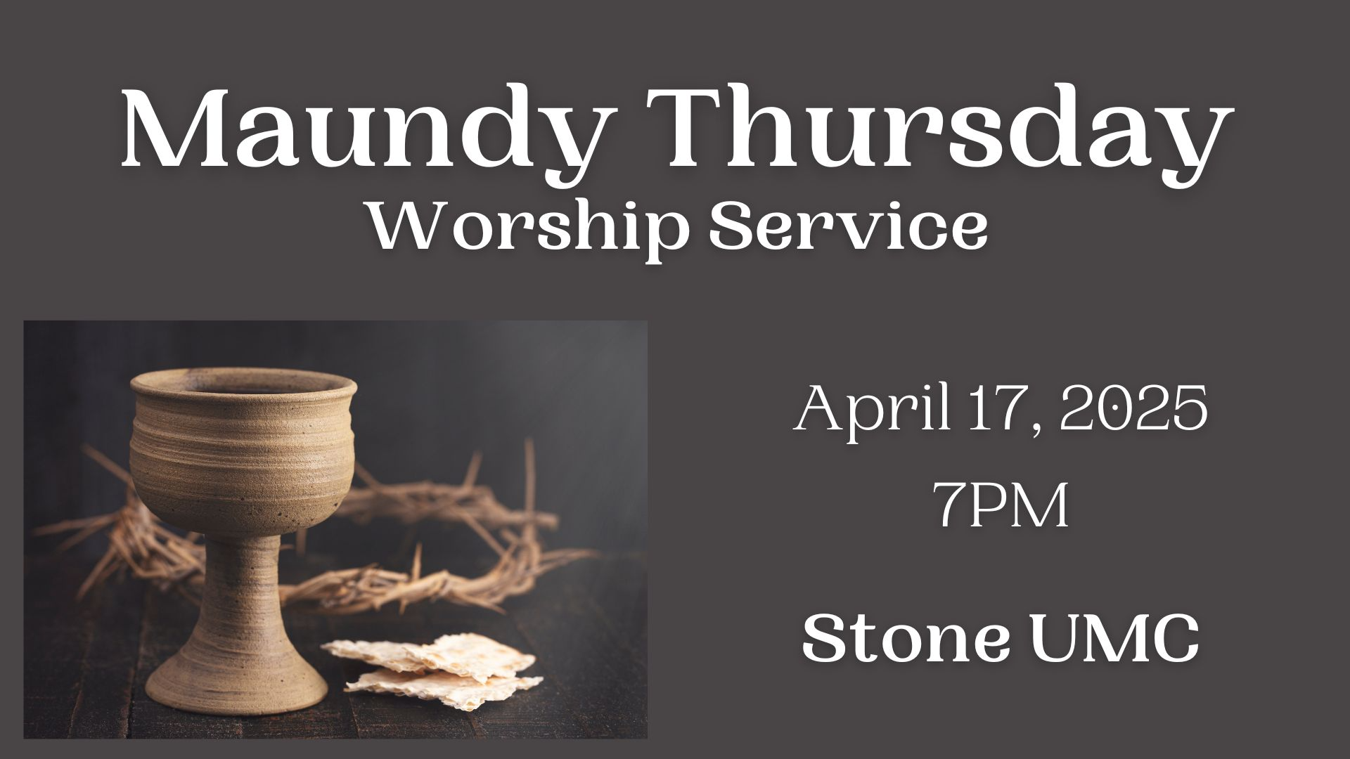 Maundy Thursday  - Audio