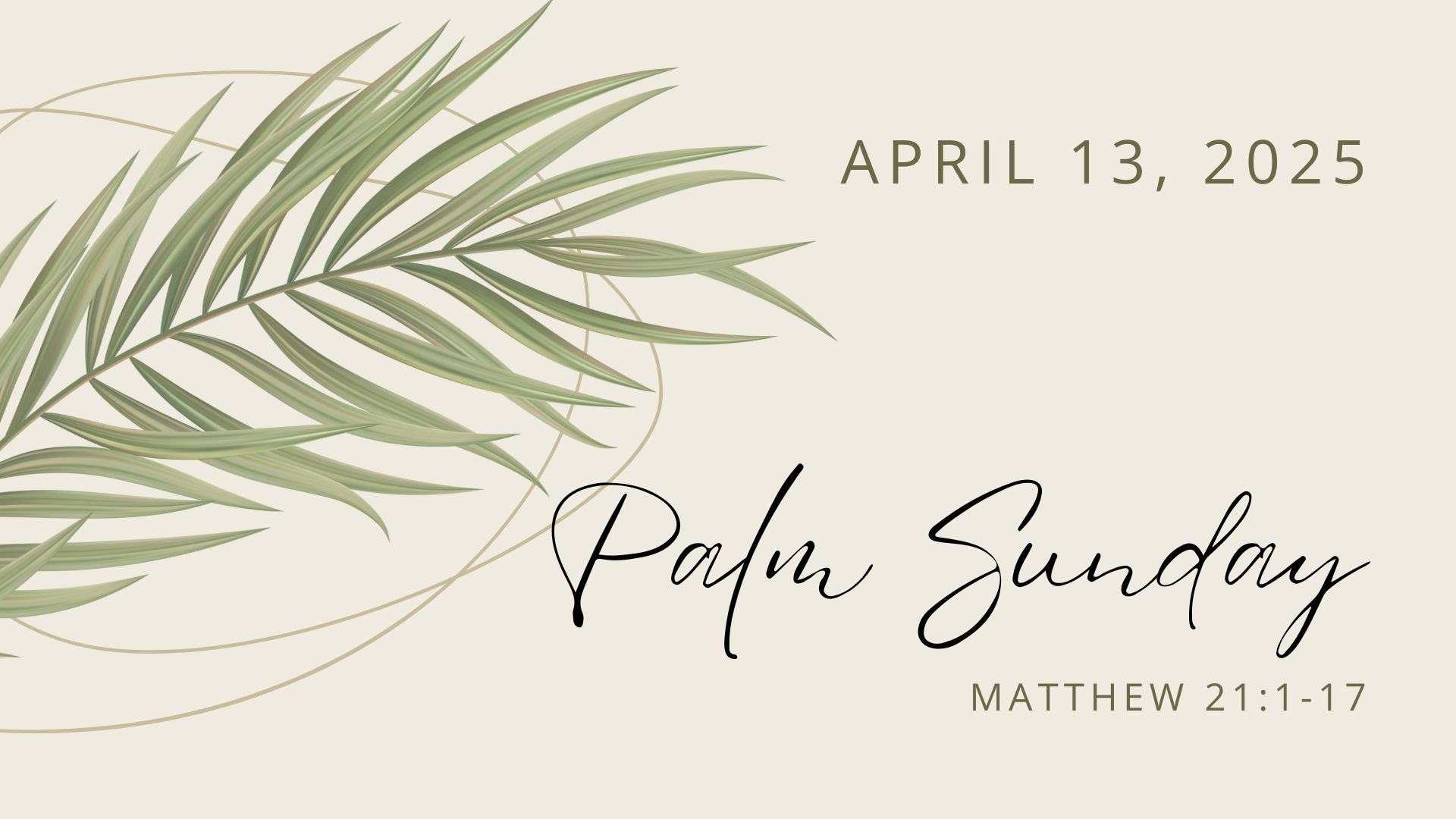 April 13, 2025 - Audio