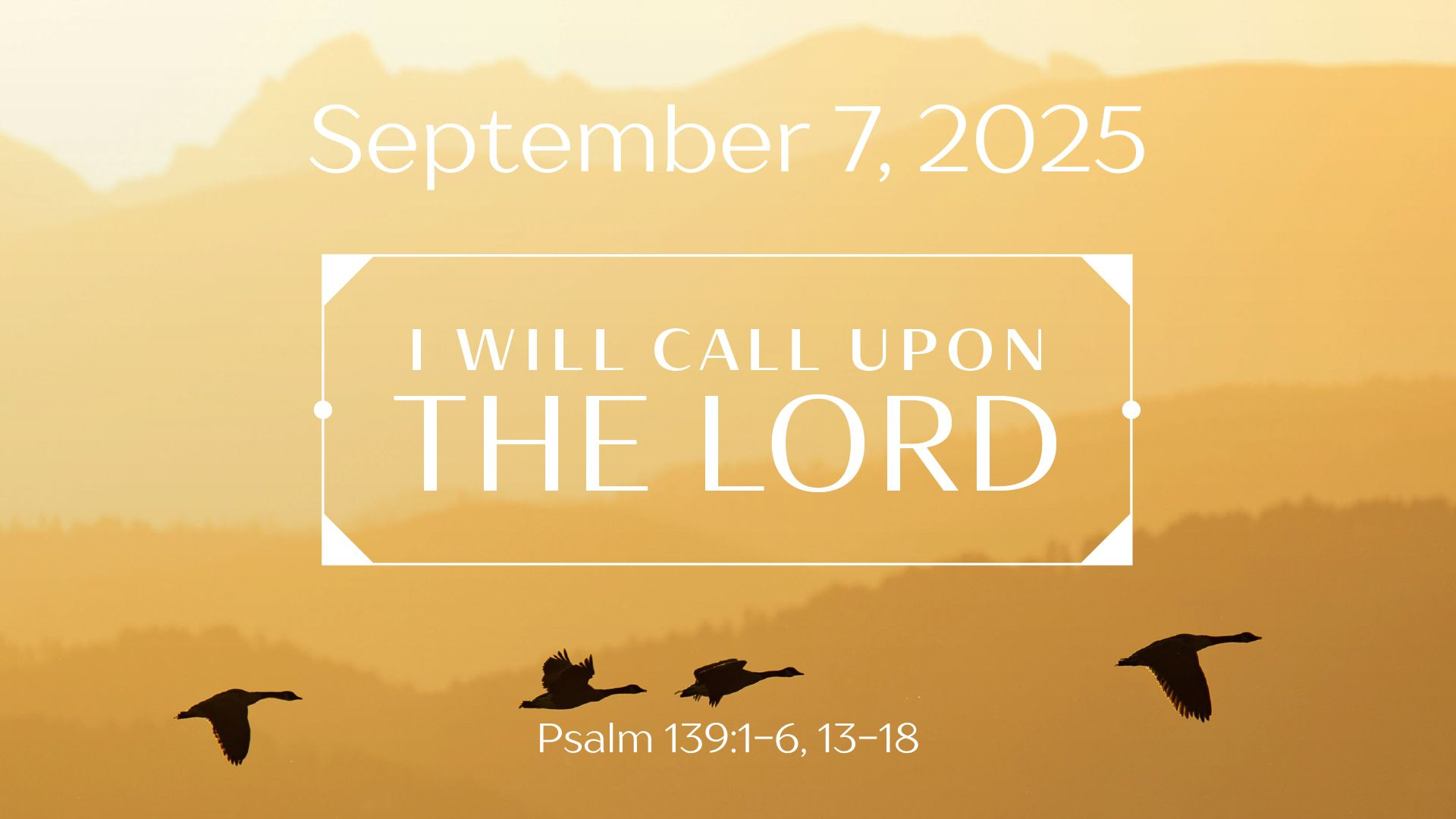 September 7, 2025  - Audio