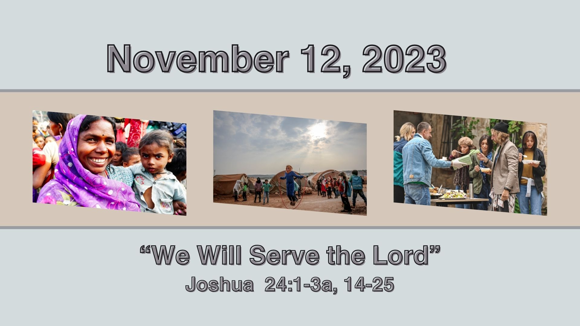 November 12, 2023 - Audio