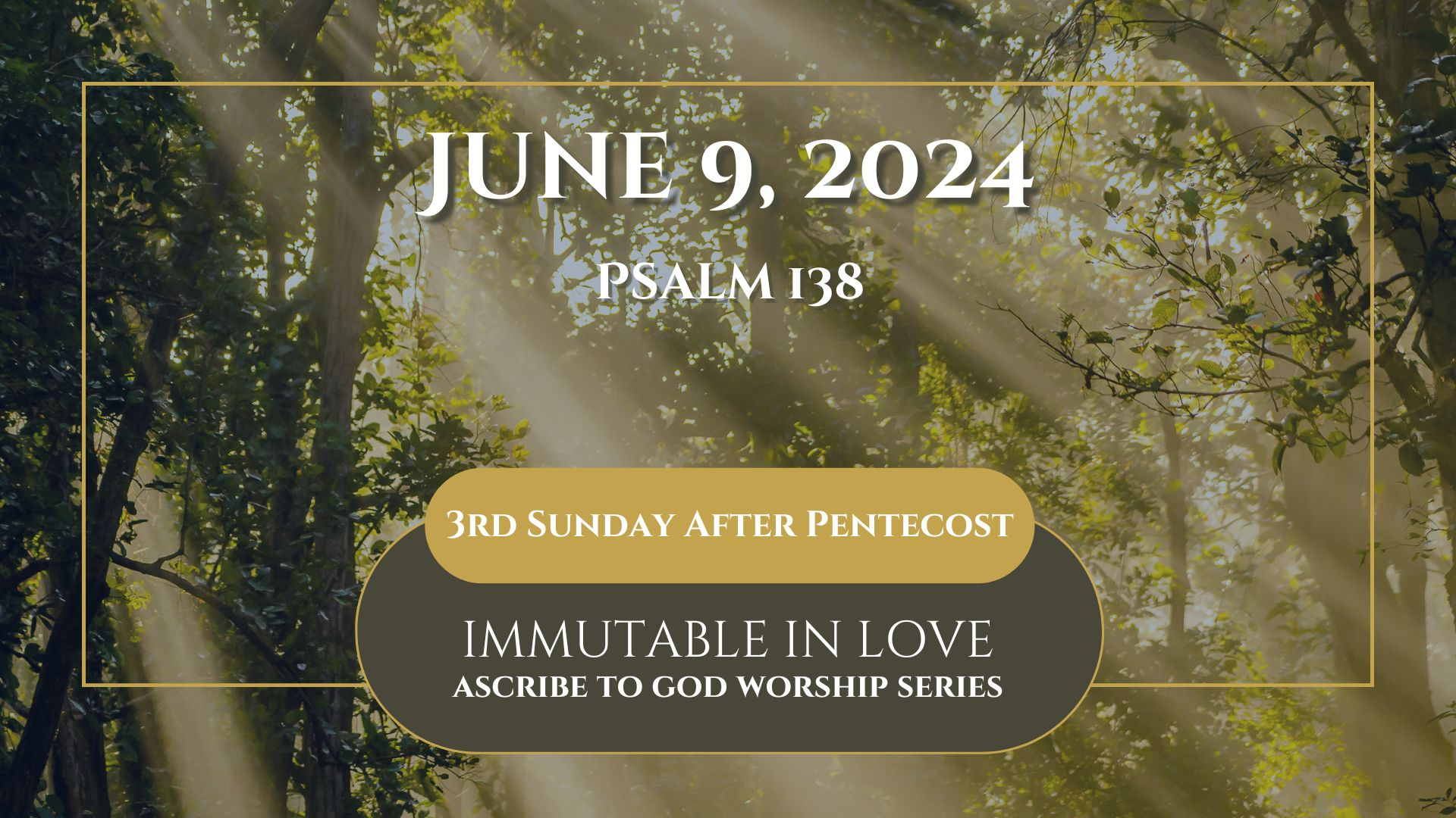June 9, 2024 - Audio