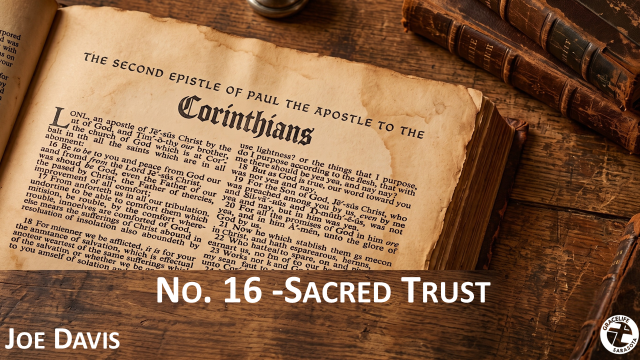 2 Corinthians No. 16- Sacred Trust episode artwork