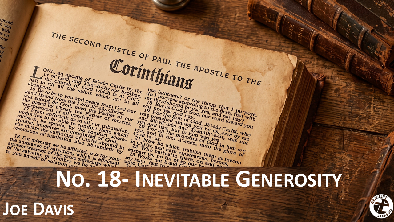 2 Corinthians No. 18- Inevitable Generosity episode artwork