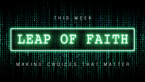 "LEAP OF FAITH" episode artwork