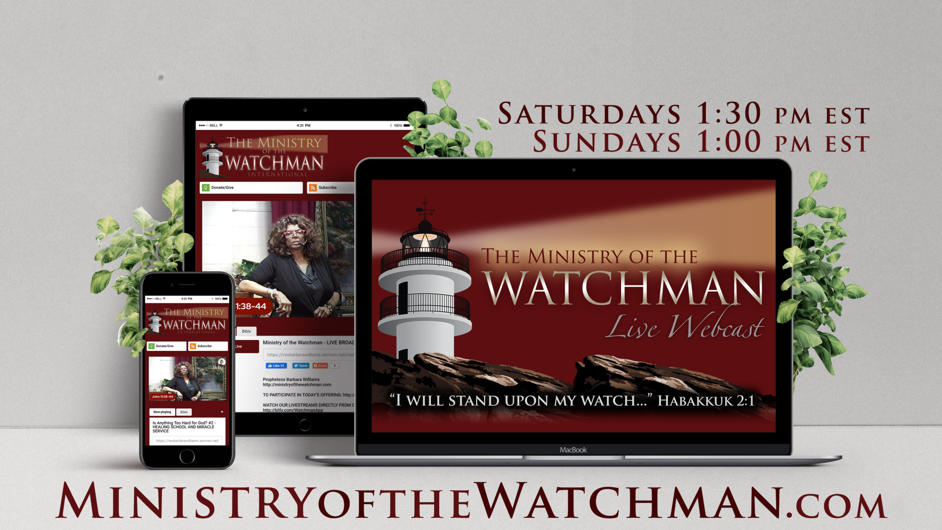 Ministry of the Watchman - LIVE BROADCAST