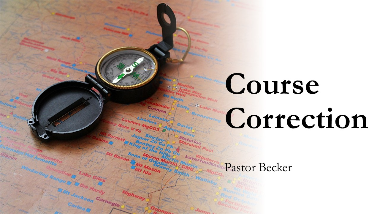 Course Correction
