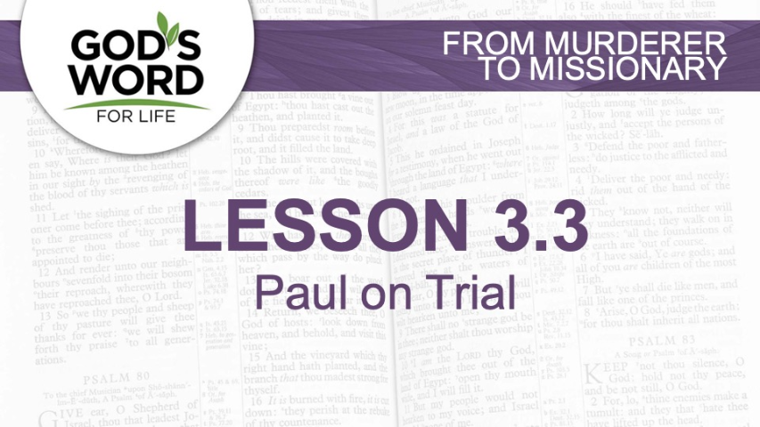 Paul on Trial