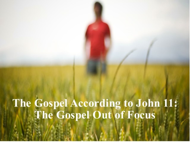 The Gospel According to John 11: The Gospel Out of Focus episode artwork
