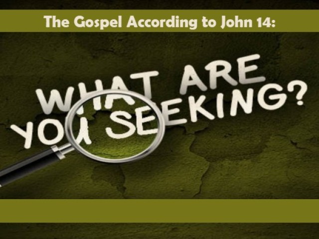 The Gospel According to John 14 What Are You Seeking episode artwork