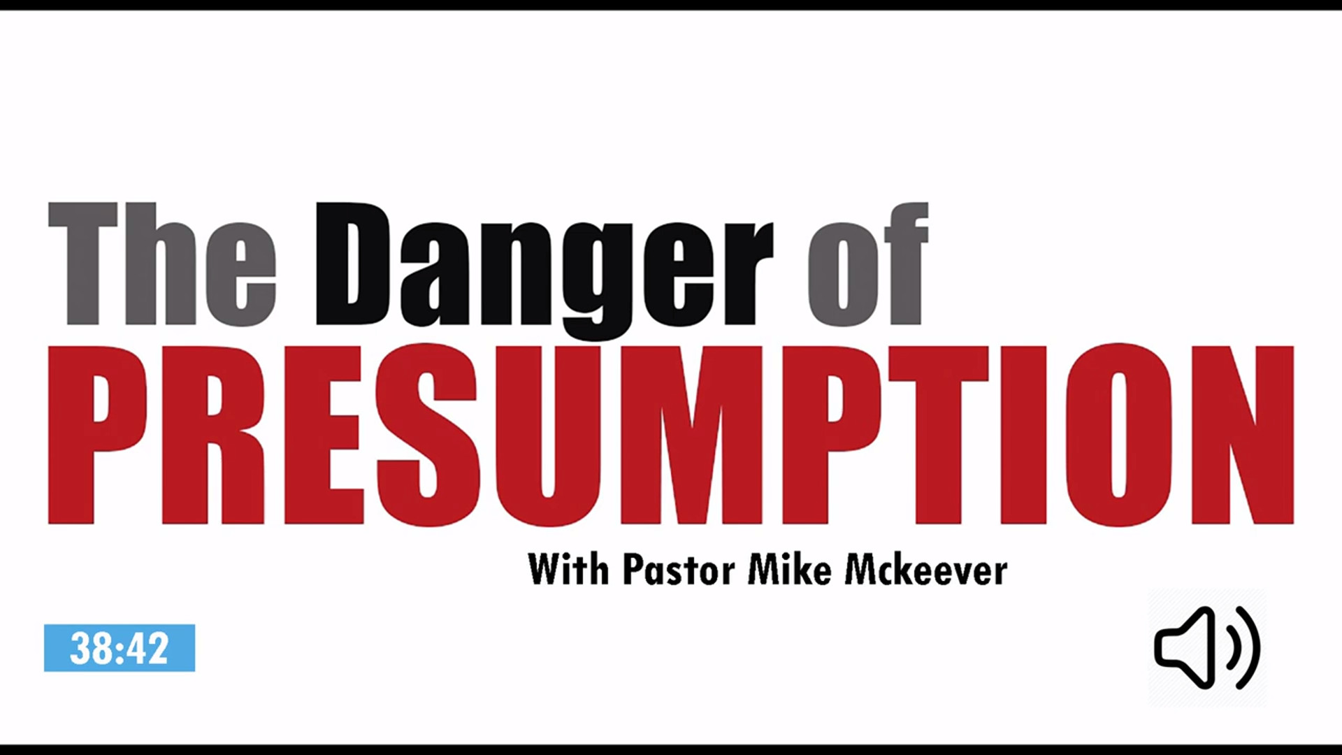 The Danger Of Presumption episode artwork
