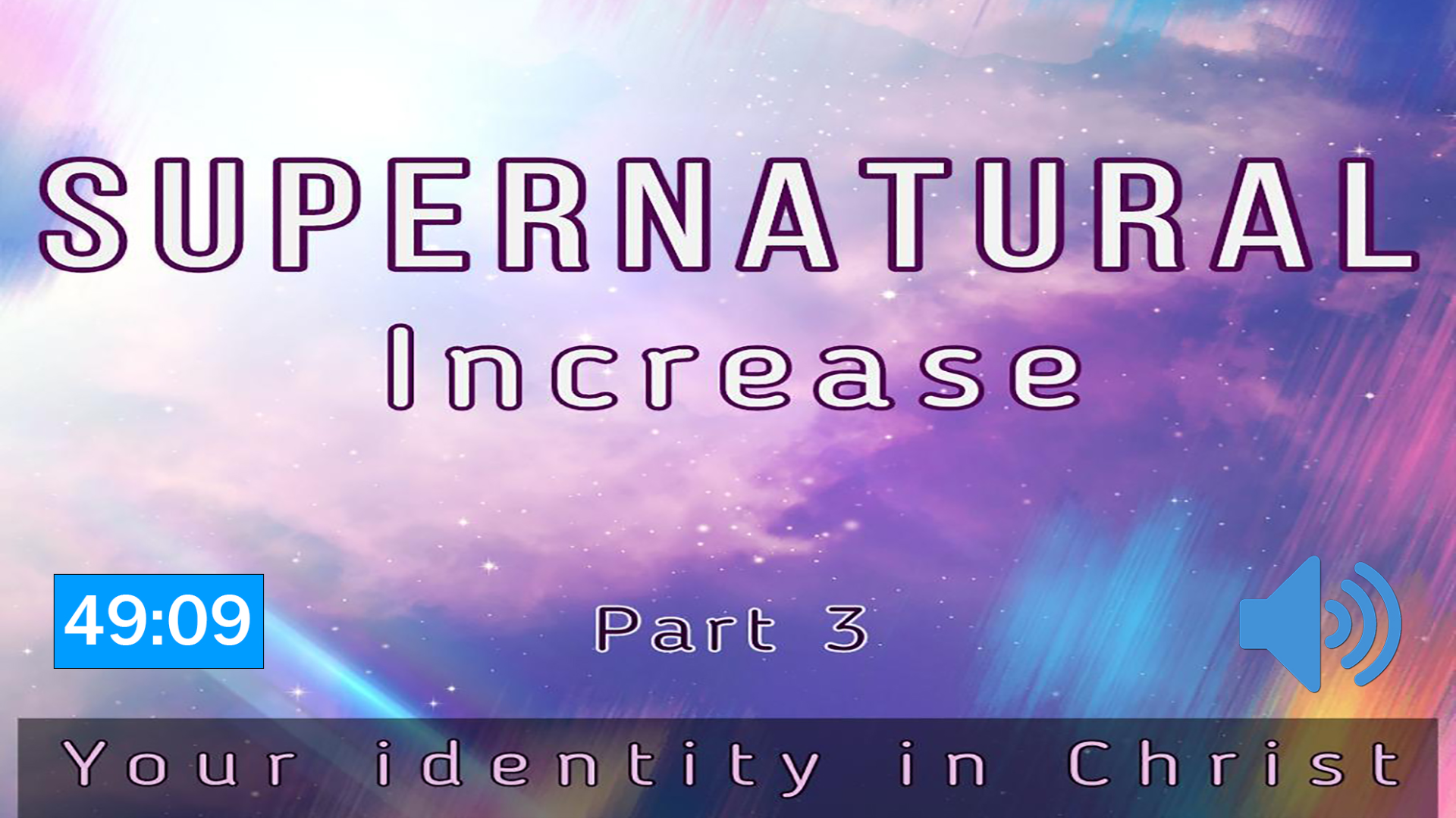 Supernatural 3 - Your identity in Christ - Audio episode artwork