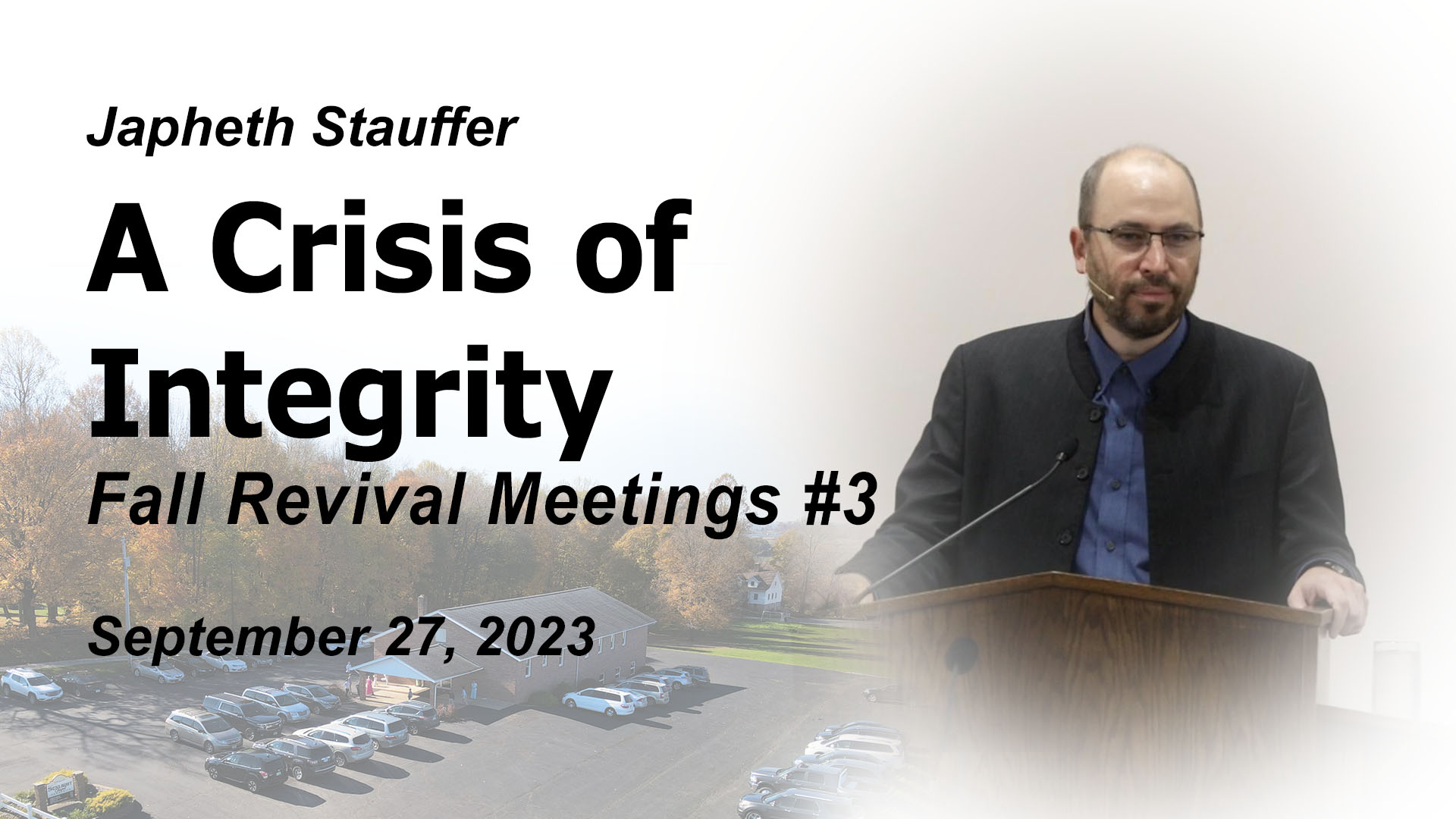 A Crisis of Integrity