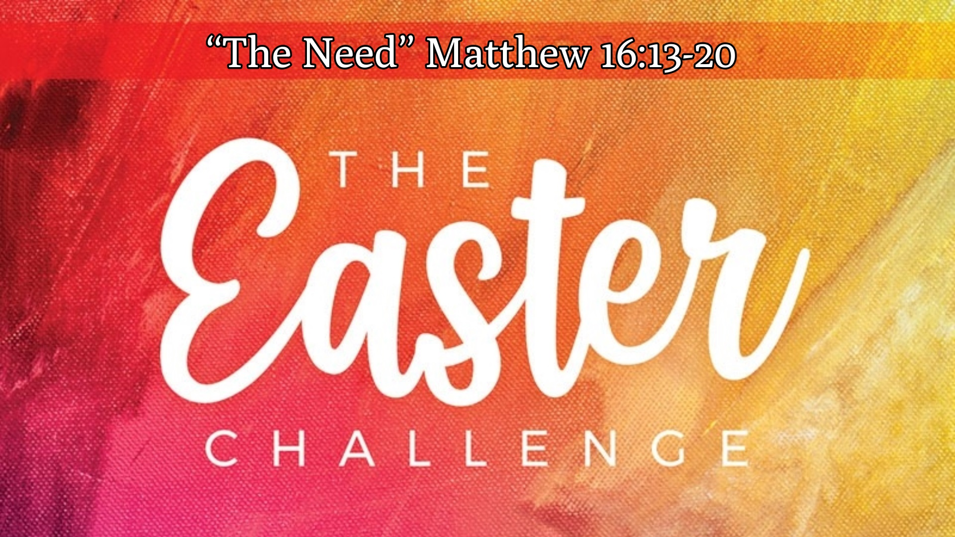 The Need - Audio