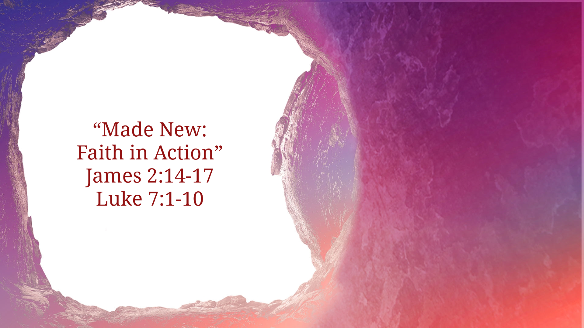 Made New: Faith in Action - Audio episode artwork