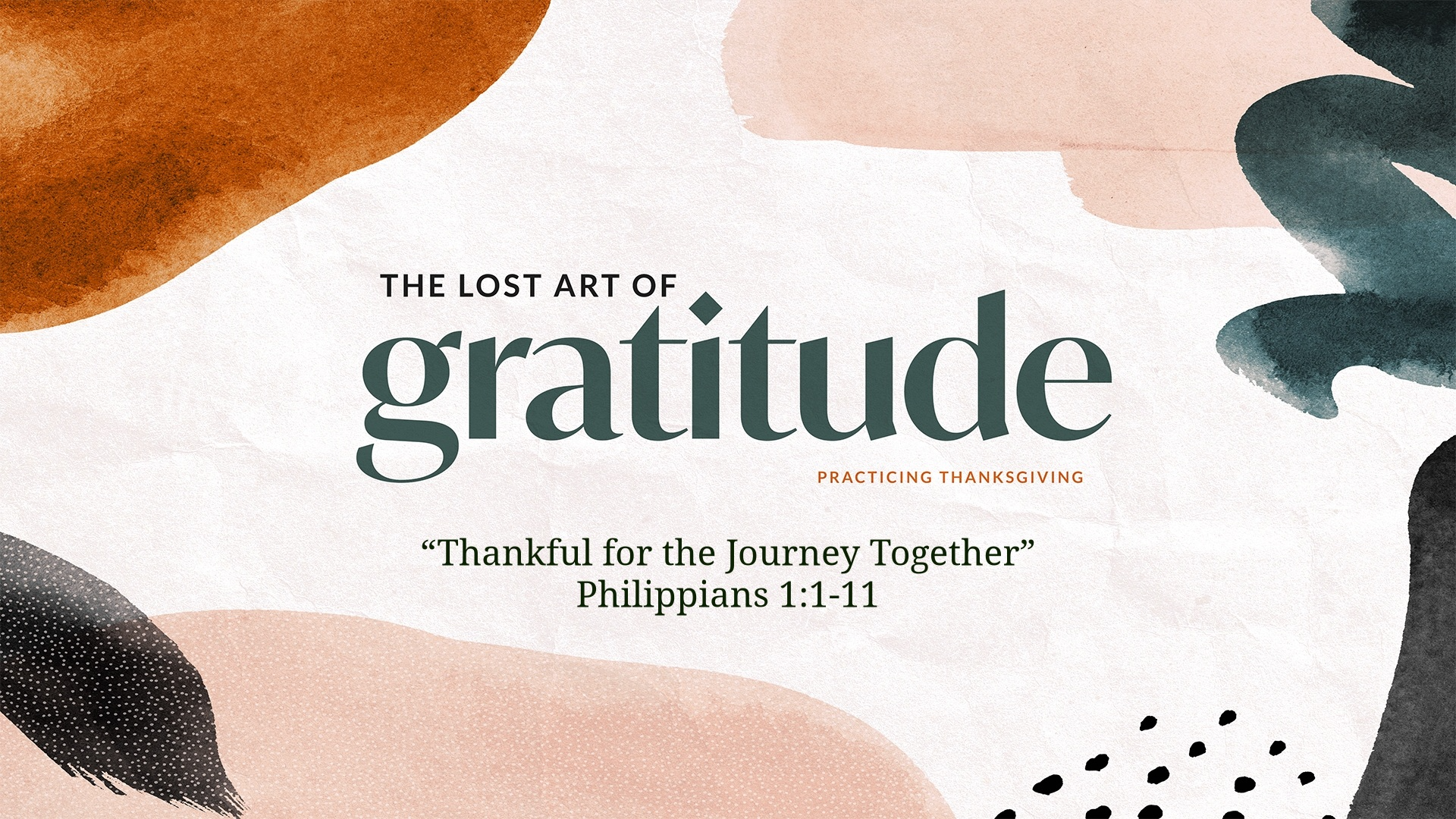 Thankful for the Journey Together - Audio episode artwork
