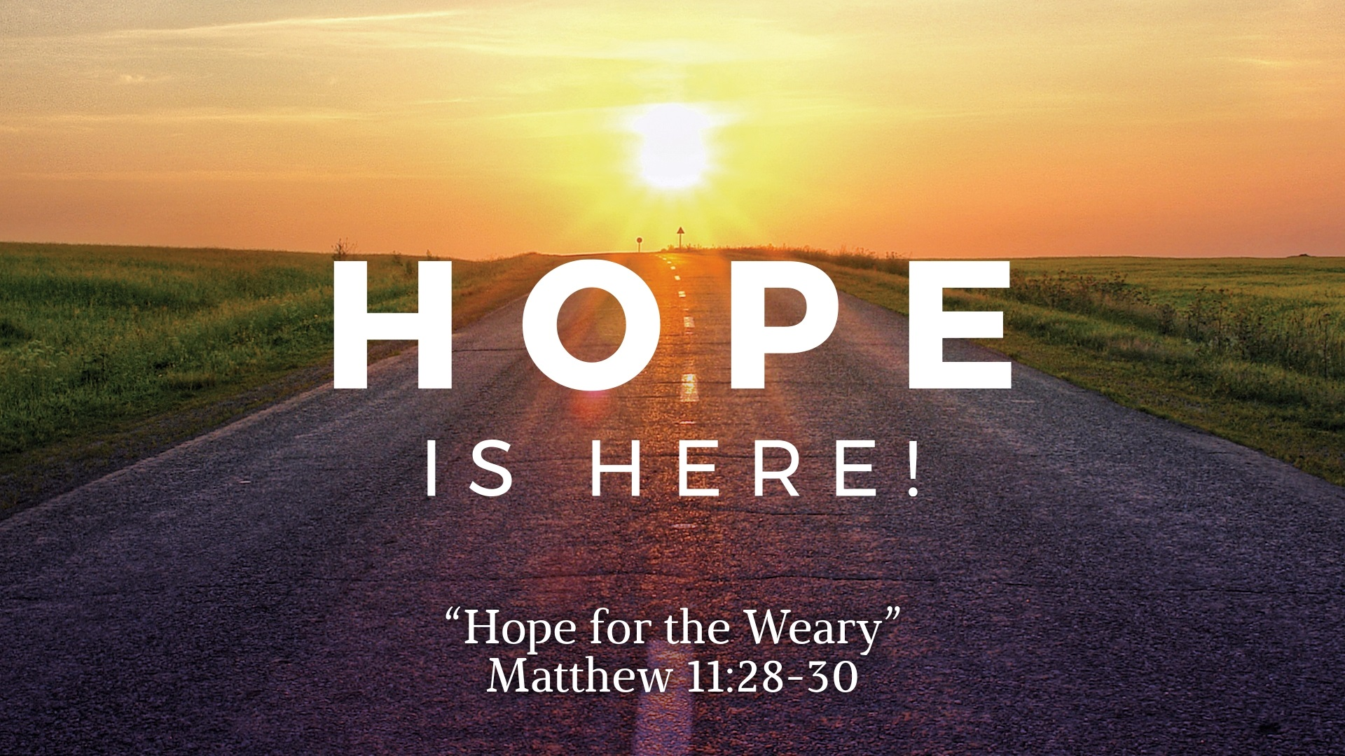 Hope for the Weary - Audio episode artwork