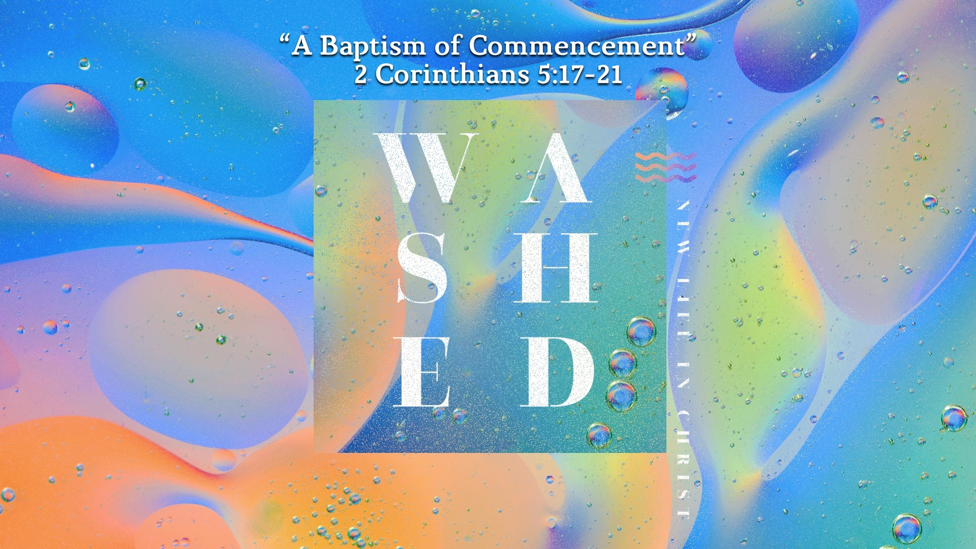 The Baptism of Commencement - Audio episode artwork