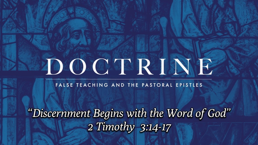 Discernment Begins with the Word of God - Audio episode artwork