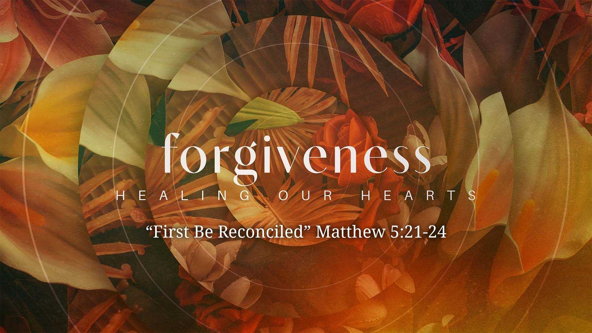 First Be Reconciled - Video First Be Reconciled - Video