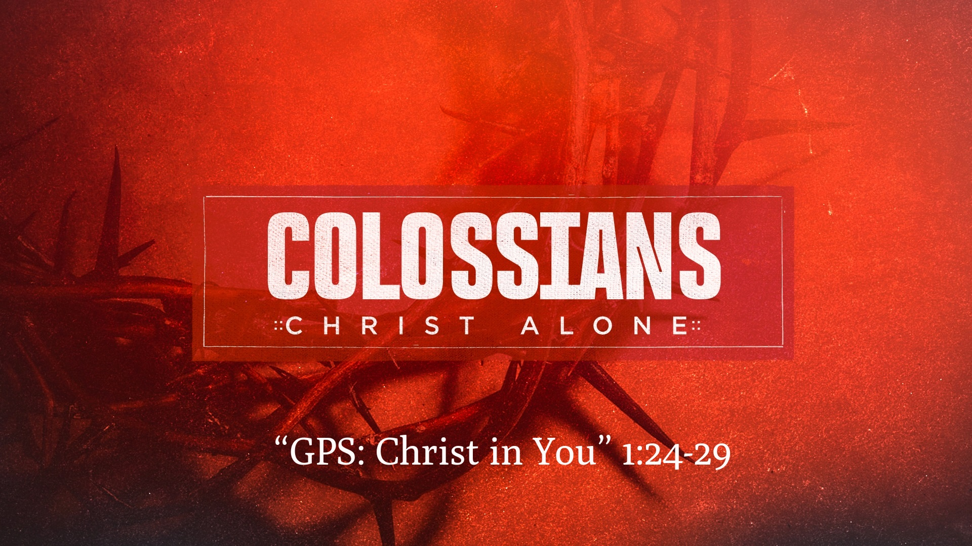 GPS: Christ In You - Audio episode artwork