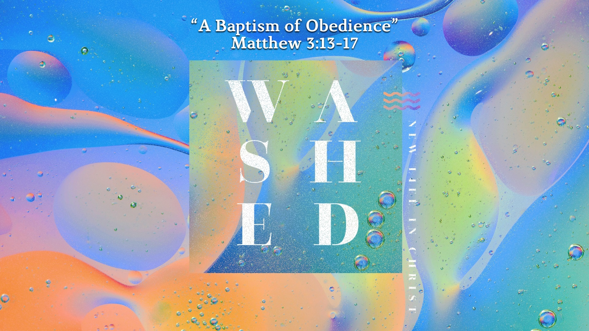 A Baptism of Obedience - Audio episode artwork