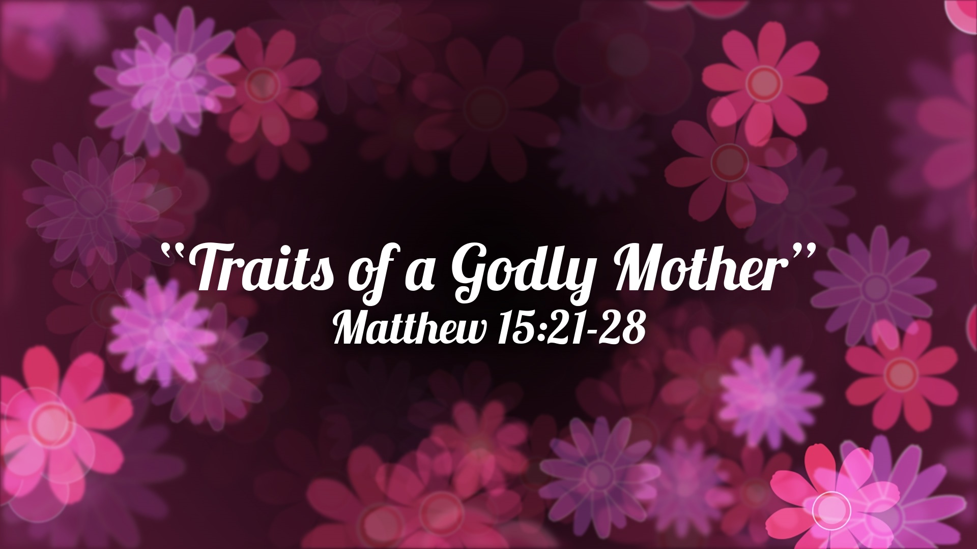 Traits of a Godly Mother - Audio episode artwork