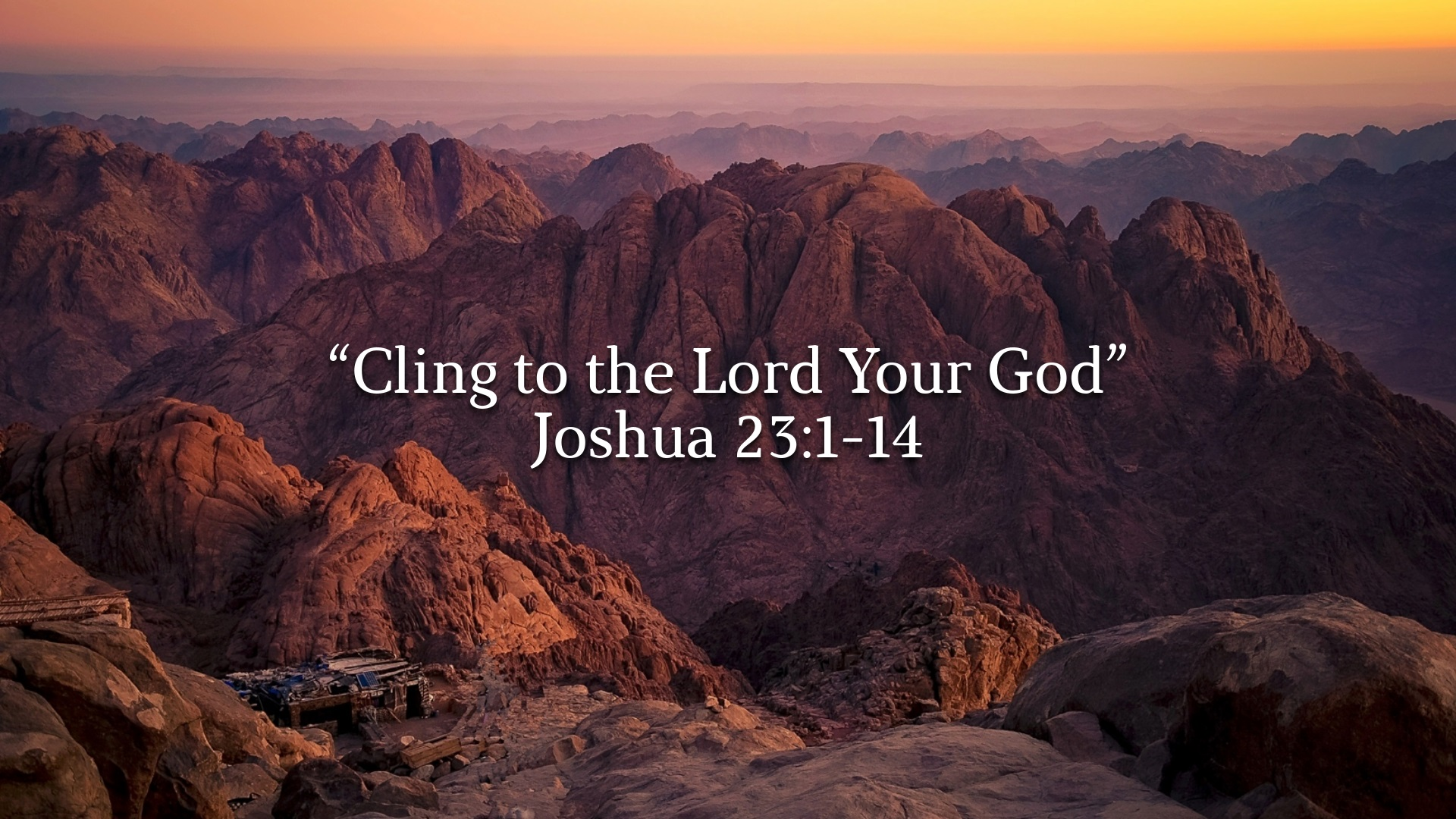 Cling to the Lord Your God - Audio episode artwork
