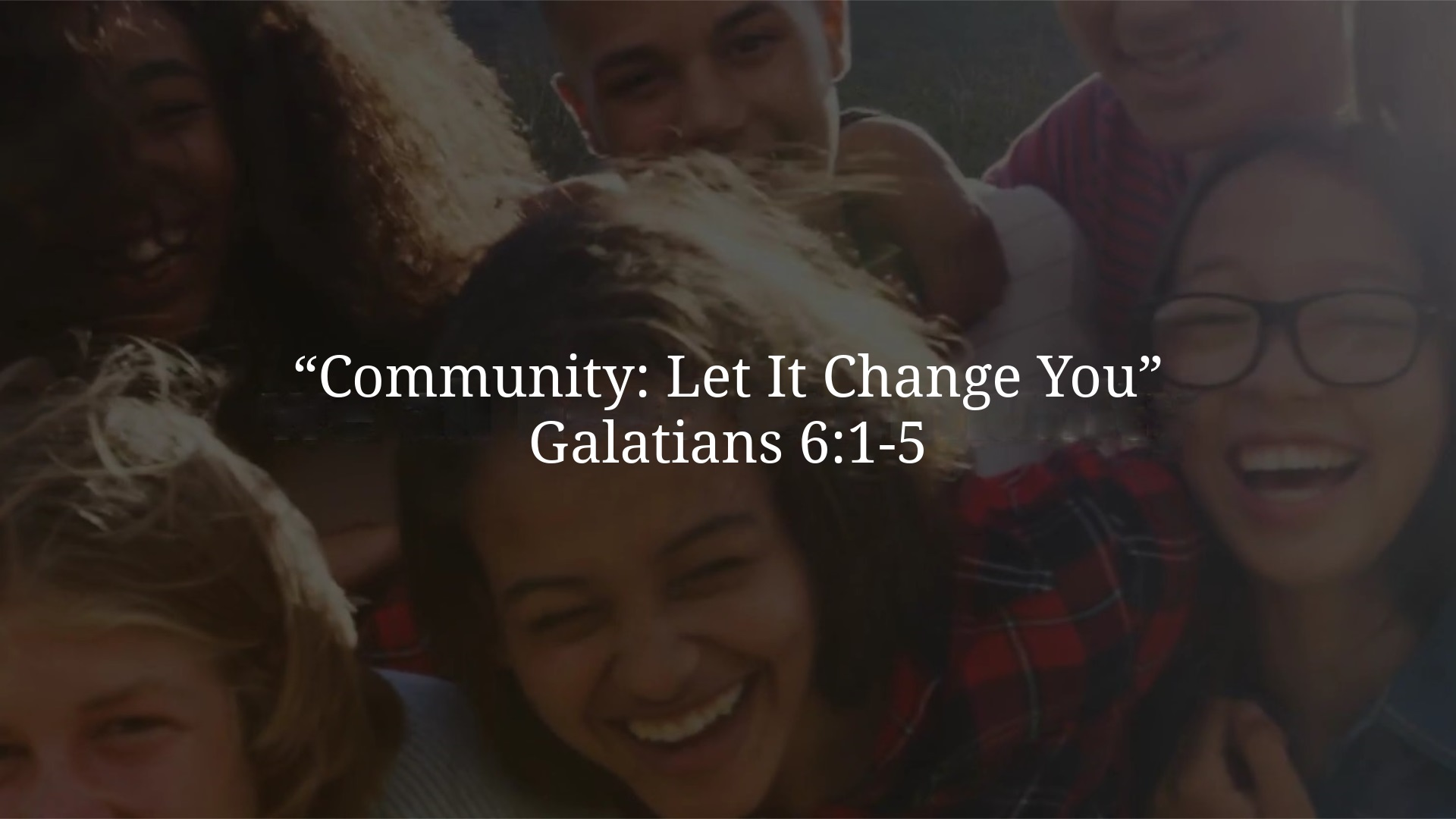 Community: Let it Change You - Audio episode artwork