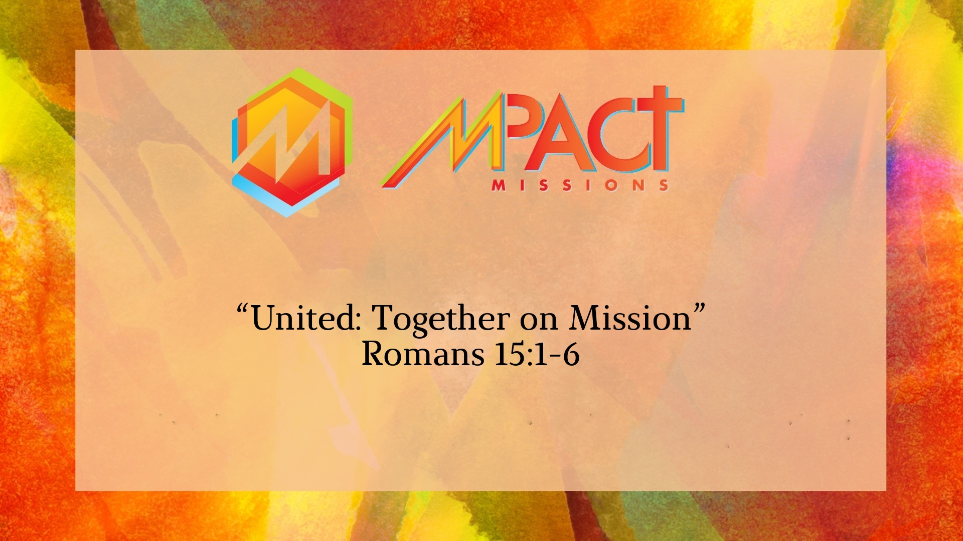 United: Together on Mission - Video episode artwork