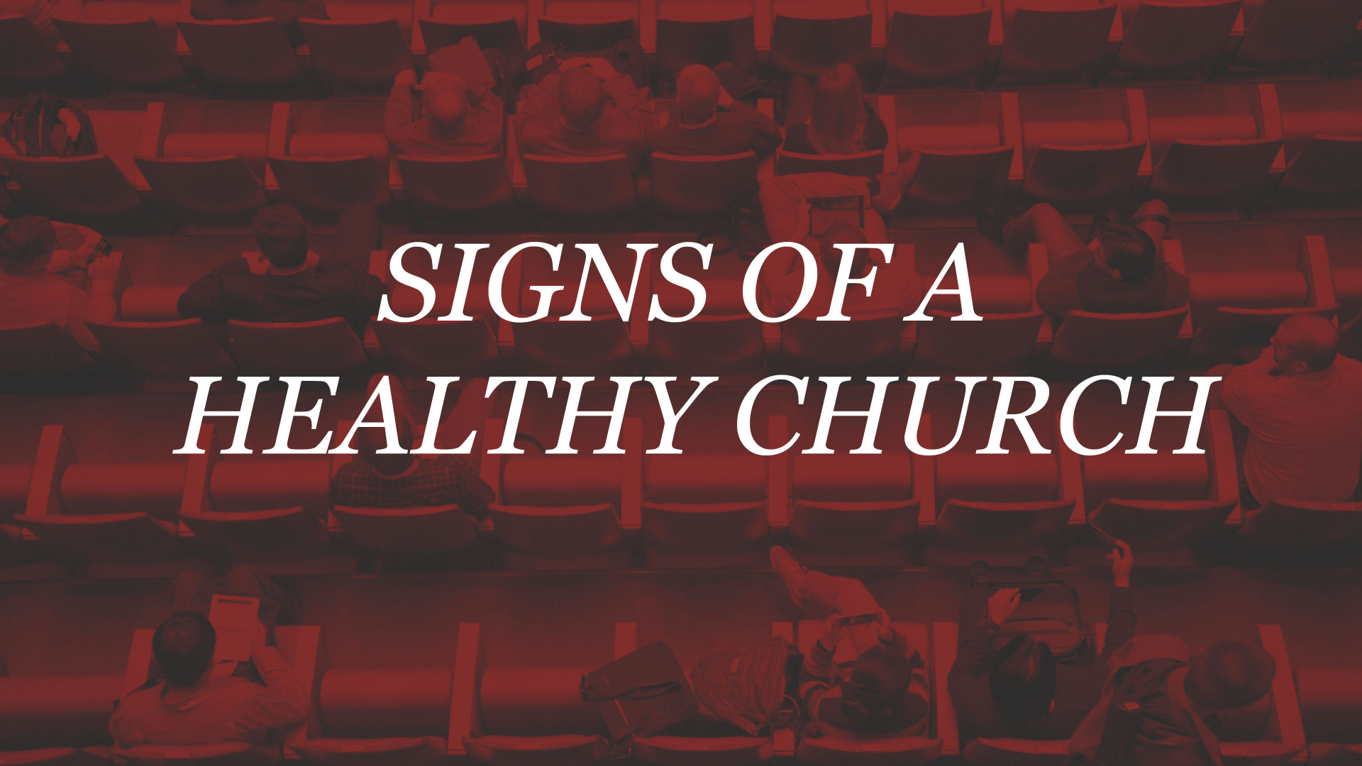 Signs of a healthy church episode artwork