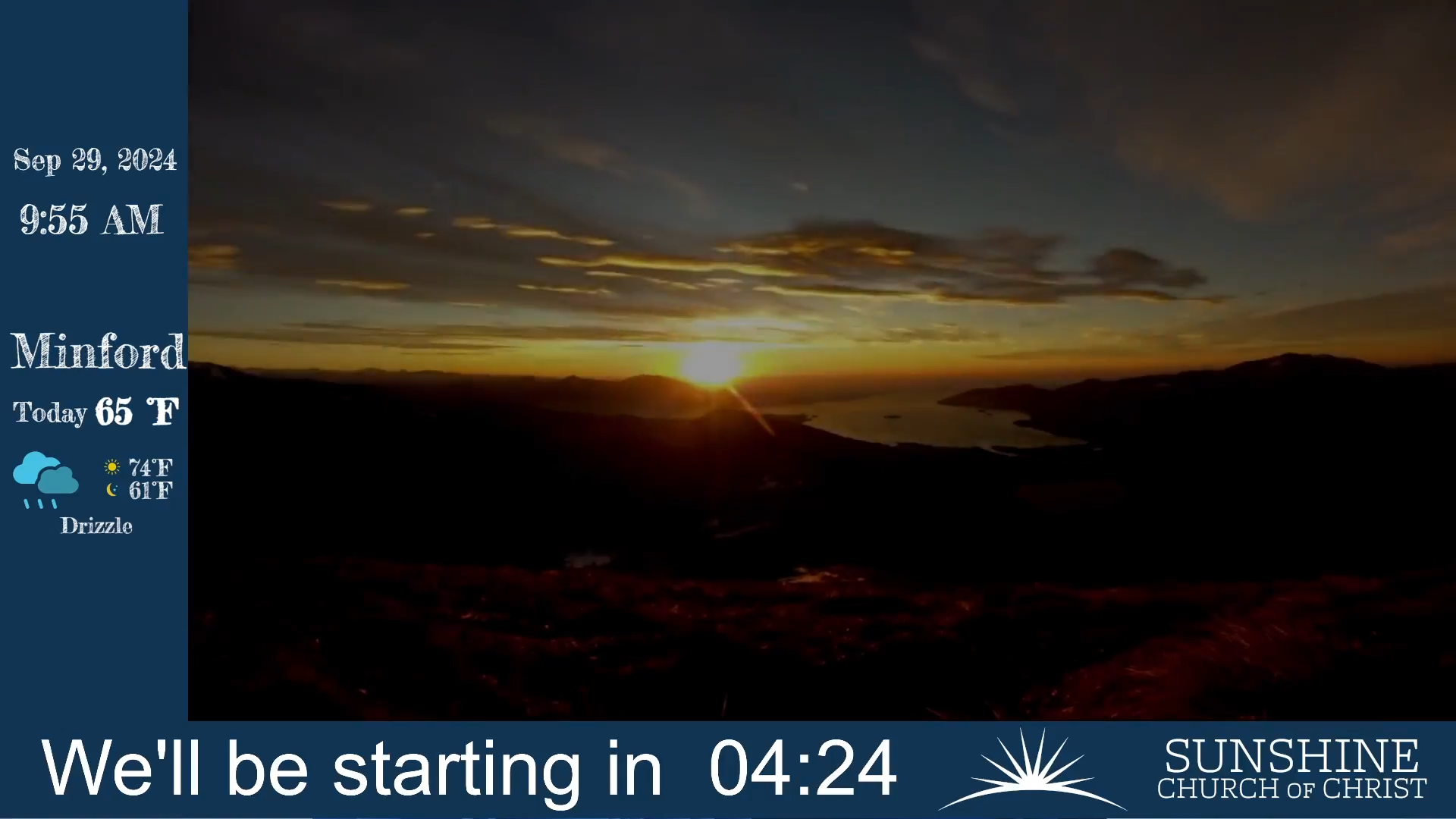 LIVE Services at Sunshine - 09/29/2024