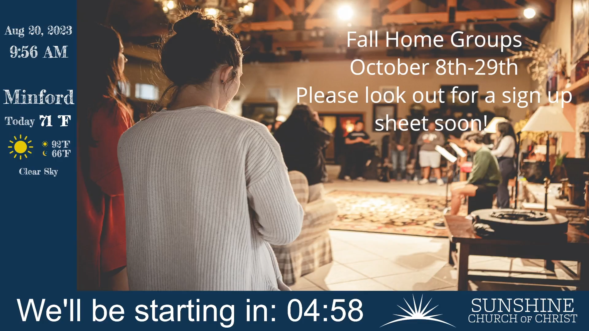 Sunday Morning Service - 08/20/2023