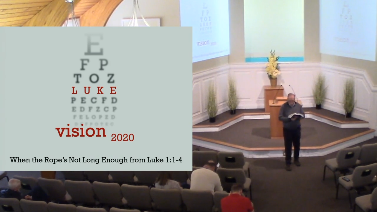 Sunday Morning Message 1-19-2020