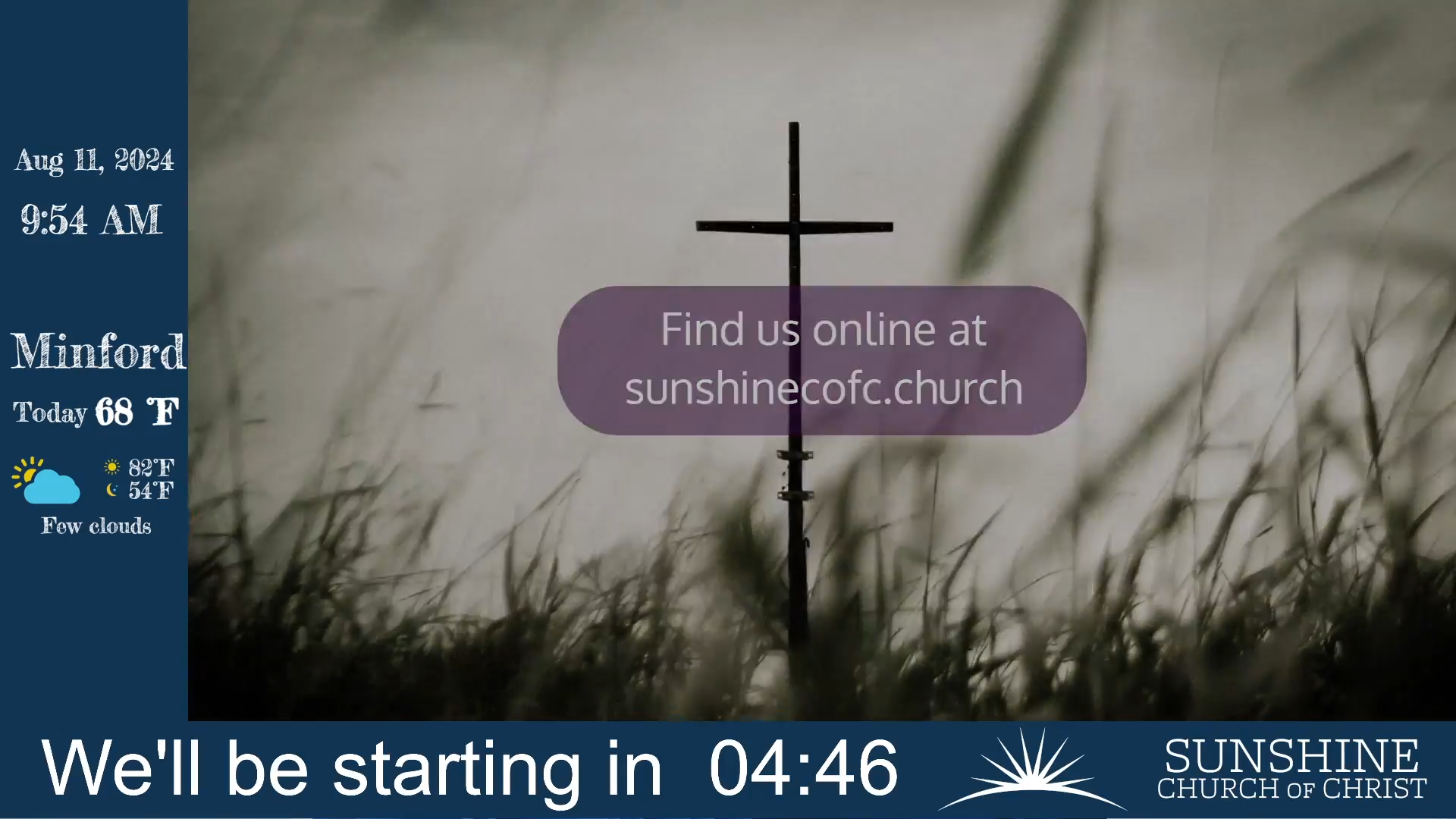 LIVE Services at Sunshine - 08/11/2024
