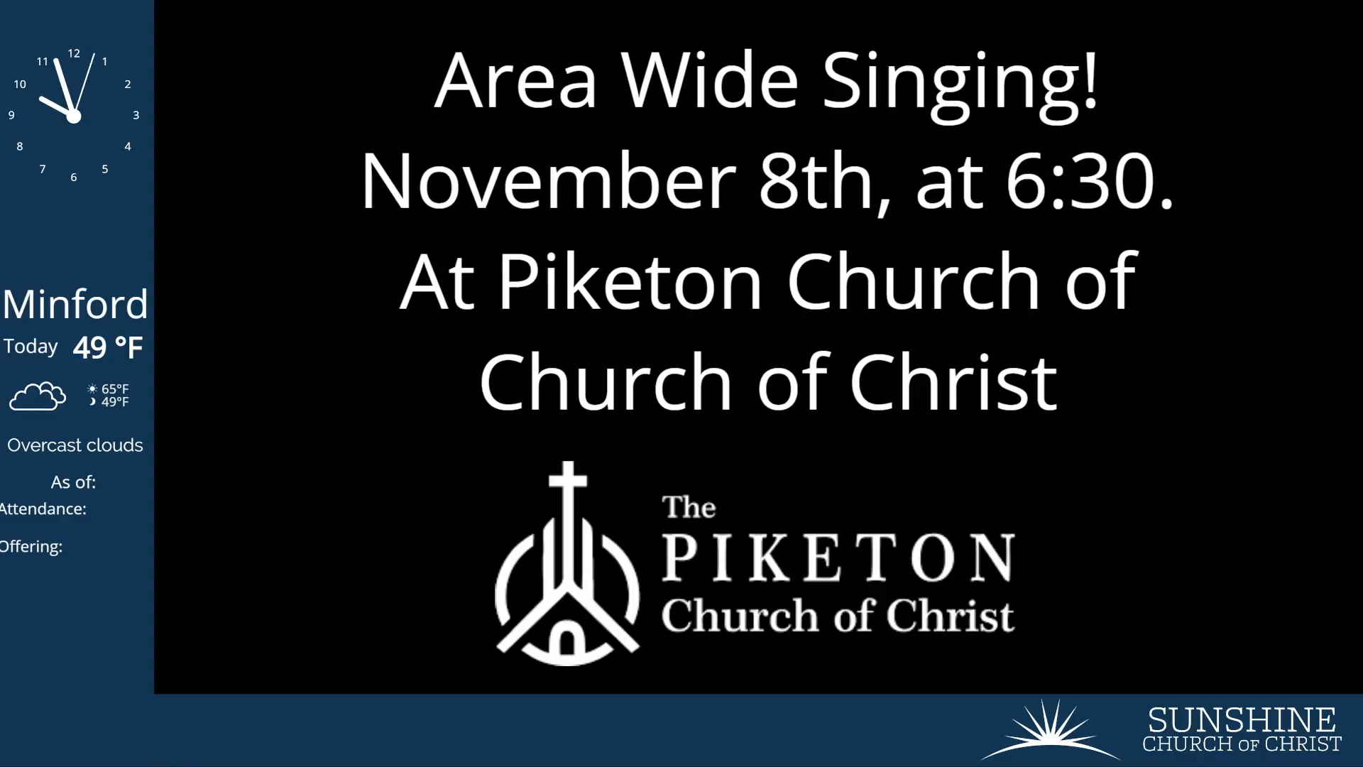 Sunday Morning Service - 10/30/2022