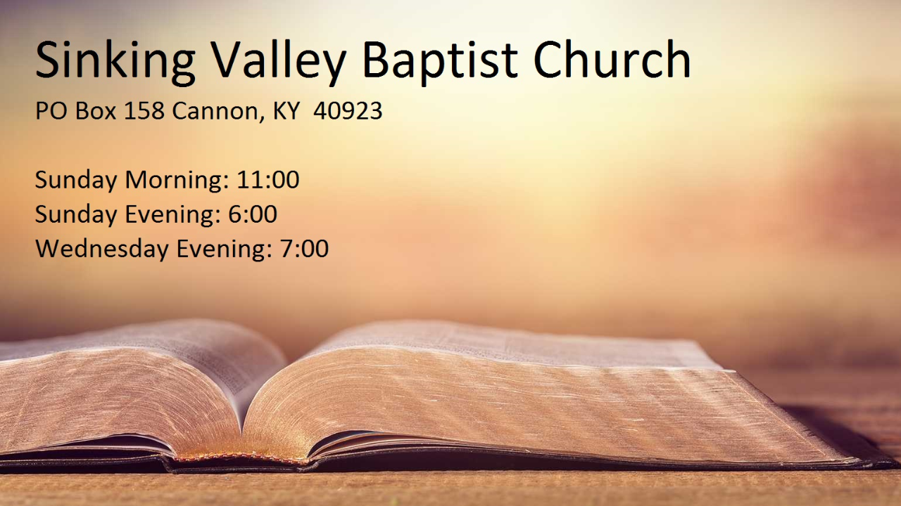 Sinking Valley Baptist Church