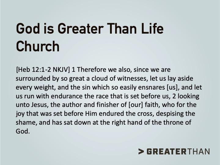 Greater Than Life Church - Audio episode artwork