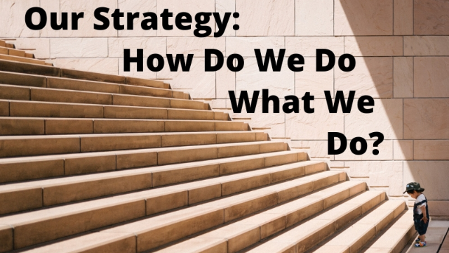 Our Strategy: How Will We Do What We do?