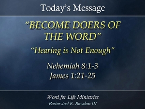 Become Doers of the Word
