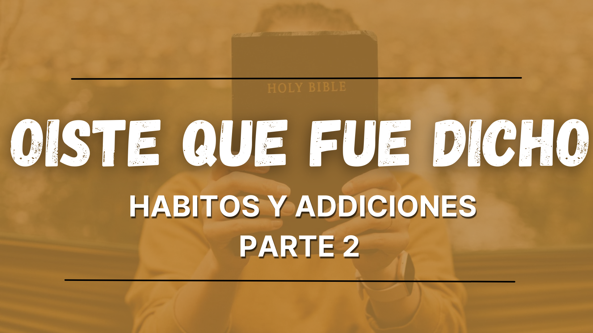 Oíste Que Fue Dicho