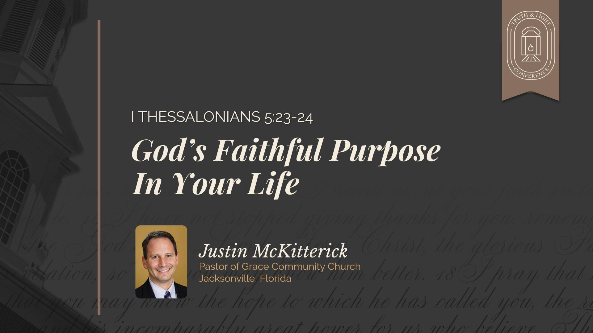 God's Faithful Purpose for Your Life - Audio episode artwork
